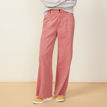 Wide Leg Seamed Pants | Women | Faded Rose