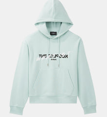 What The Kooples Blue Hooded Sweatshirt | Women | Gris Bleu