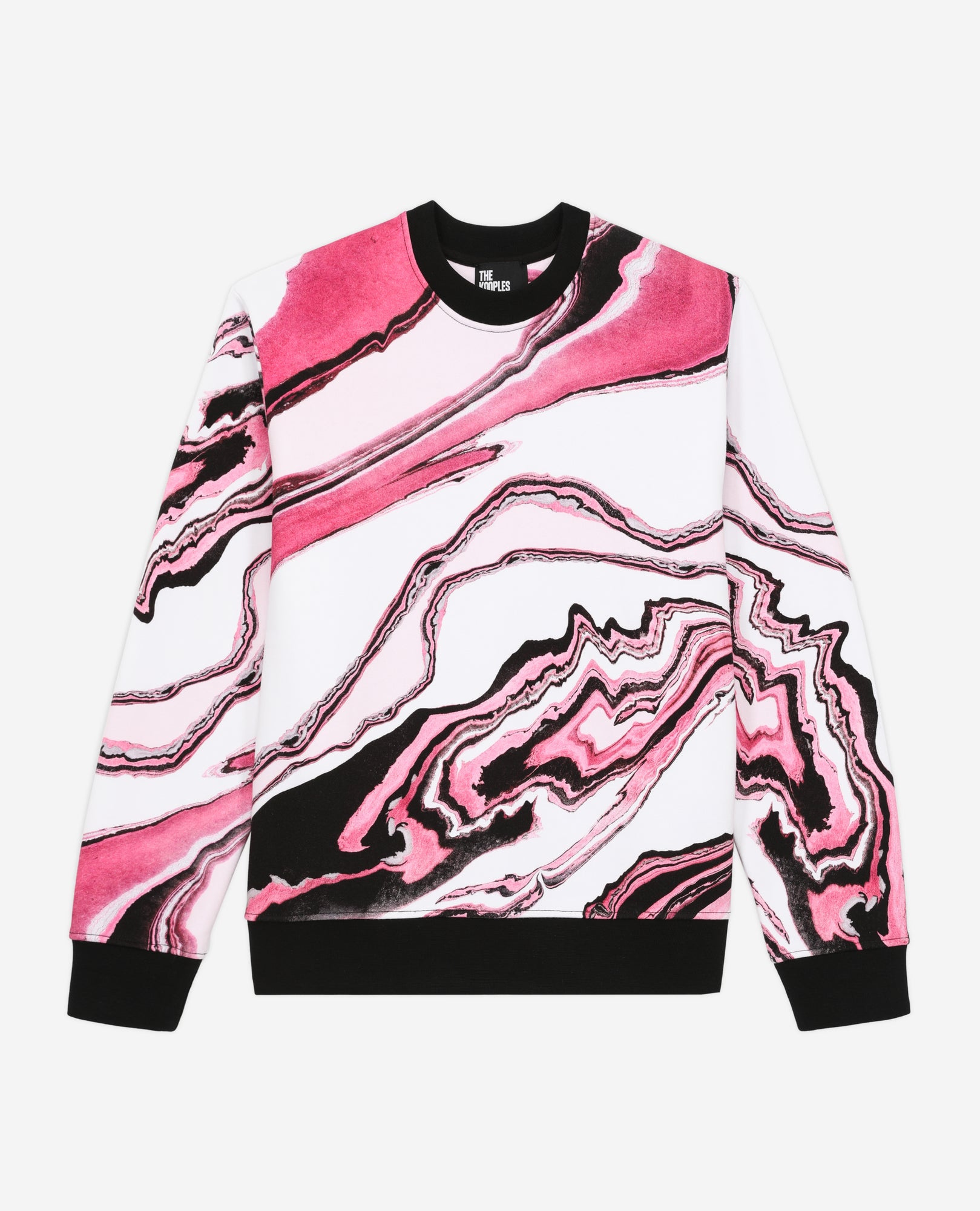 Printed Sweatshirt | Women | White Pink