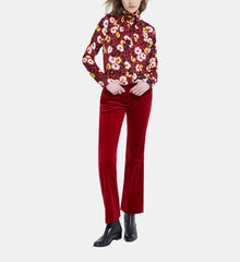 Floral Print Top | Women | Red x Yellow