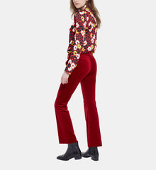 Floral Print Top | Women | Red x Yellow