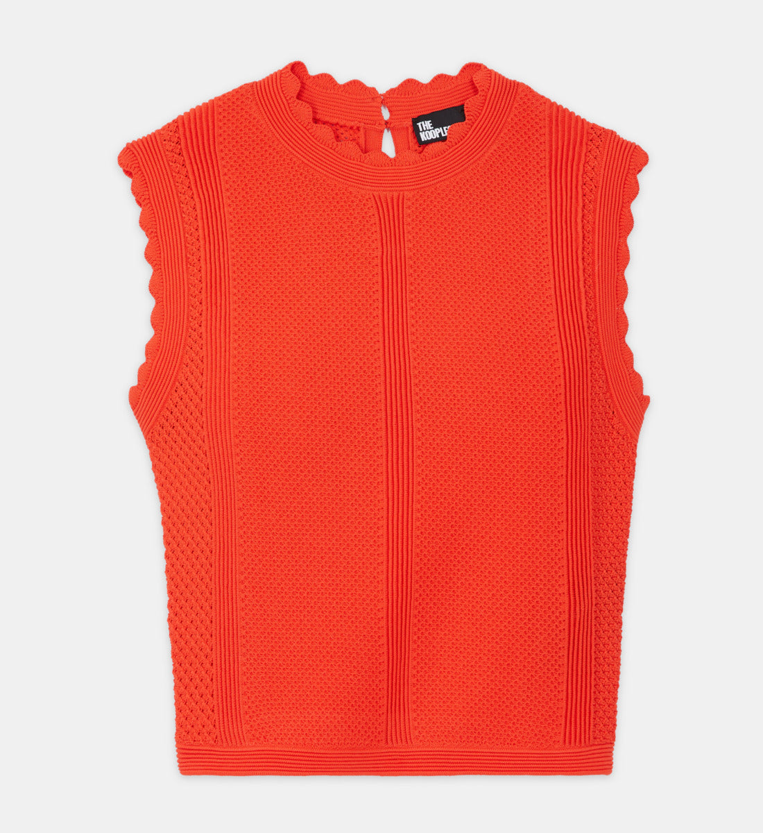 Orange Short Knit Top | Women | Pumpkin