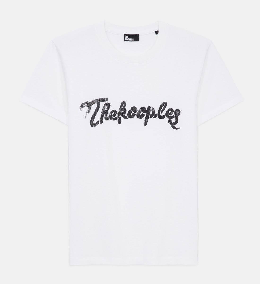 T-Shirt With Snake Logo Print | Women | White