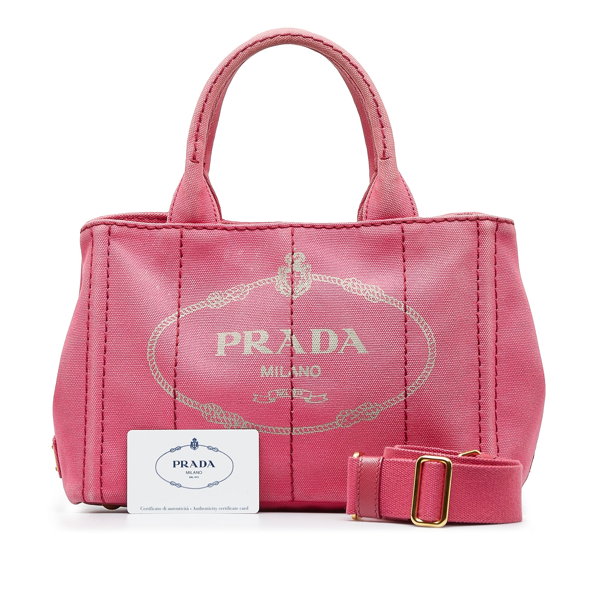 Prada Pre-Owned Canapa Logo Satchel | Women | Pink