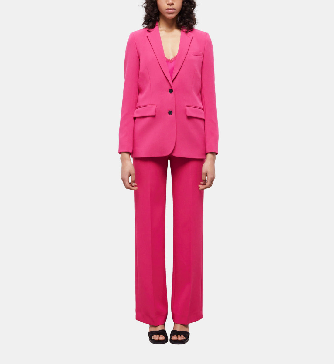 Crêpe Suit Jacket | Women | Pink