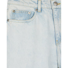 Faded Light Straight Jeans | Women | Blue Bleached x Navy