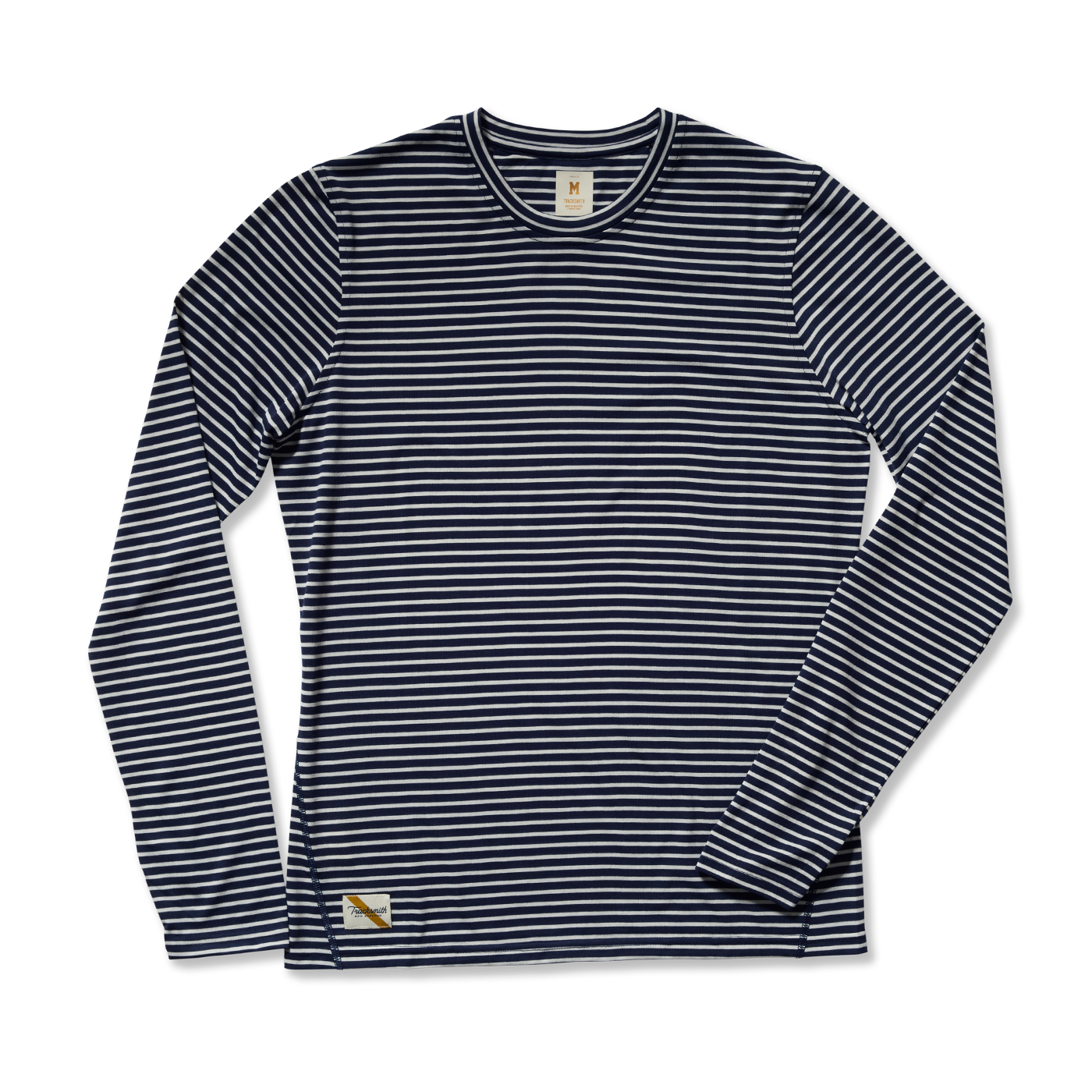 Horizon Long Sleeve | Navy/Ivory Stripe - Men