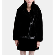 Faux Fur Bomber Jacket | Women | Black