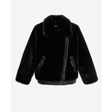 Faux Fur Bomber Jacket | Women | Black