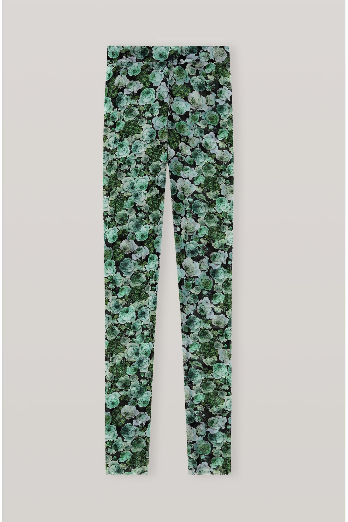 Floral Mesh Leggings | Kelly Green