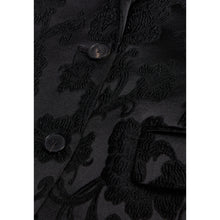 Floral Suit Jacket | Women | Black