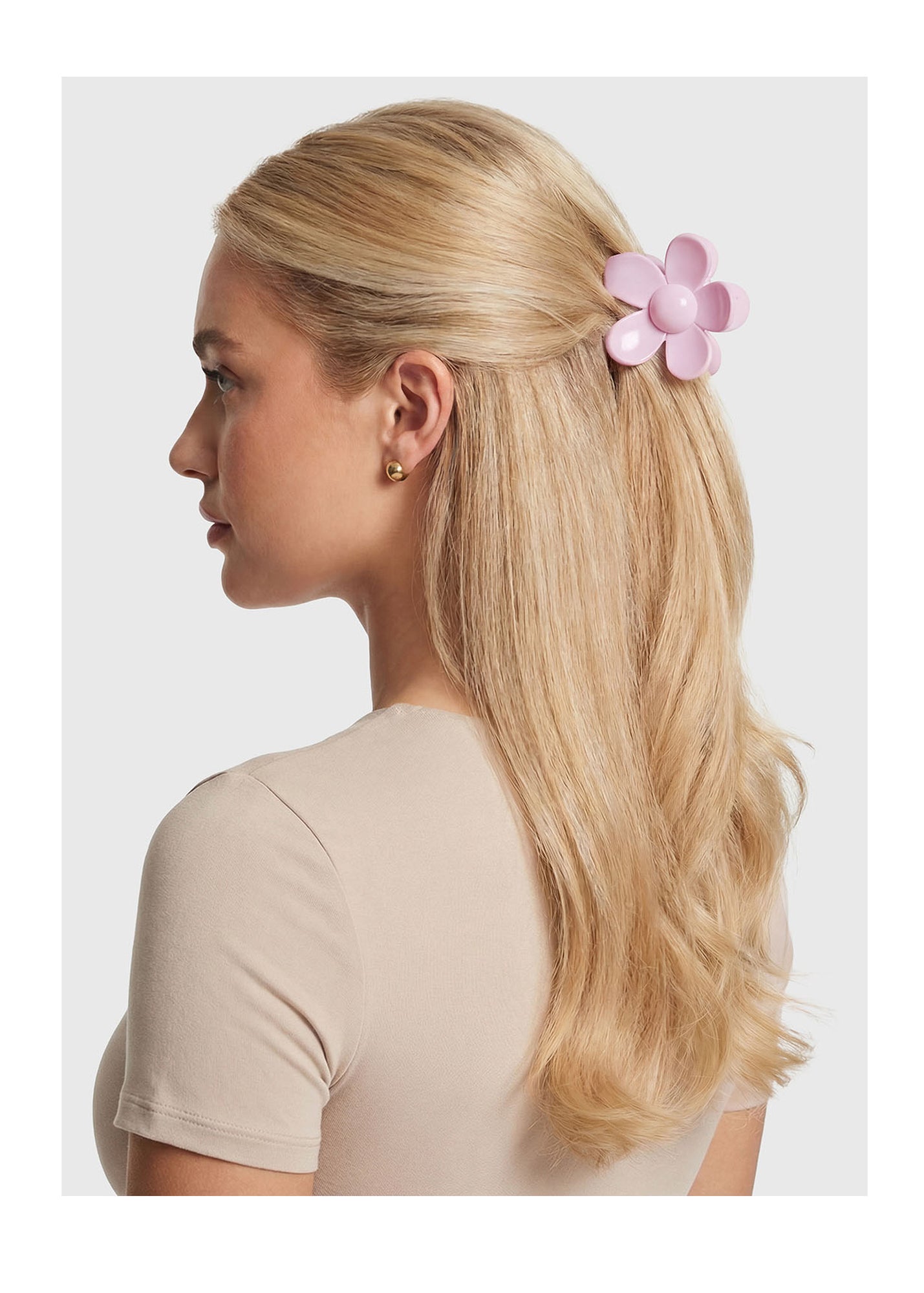 Flower-Shaped Hair Clip | Ballet Pink
