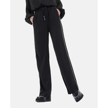 Flowing Satin Pants With Drawstring | Women | Black