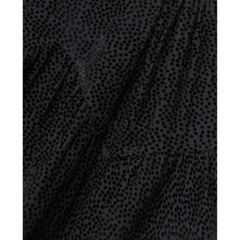 Flowing Short Polka Dot Print Skirt | Women | Black