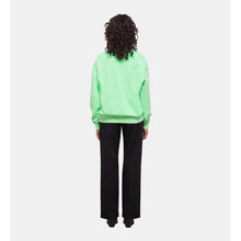 Fluorescent Green Sweatshirt With Logo | Women | Vert Fluo