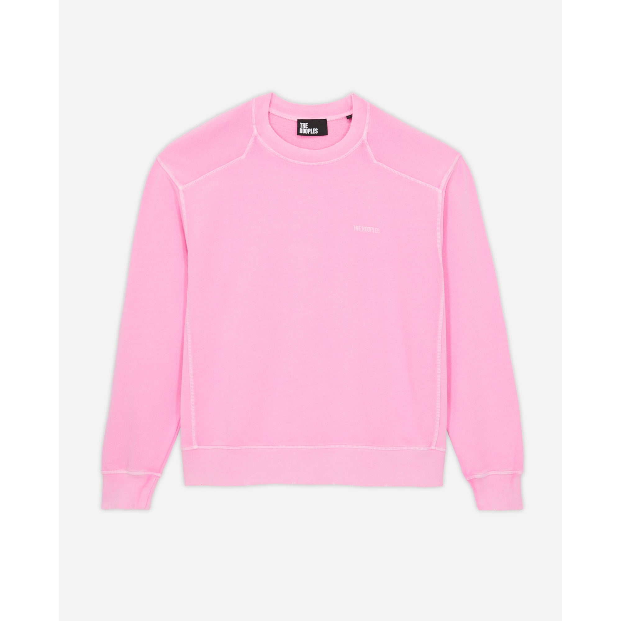 Fluorescent Sweatshirt With Logo | Women | Fluo Pink