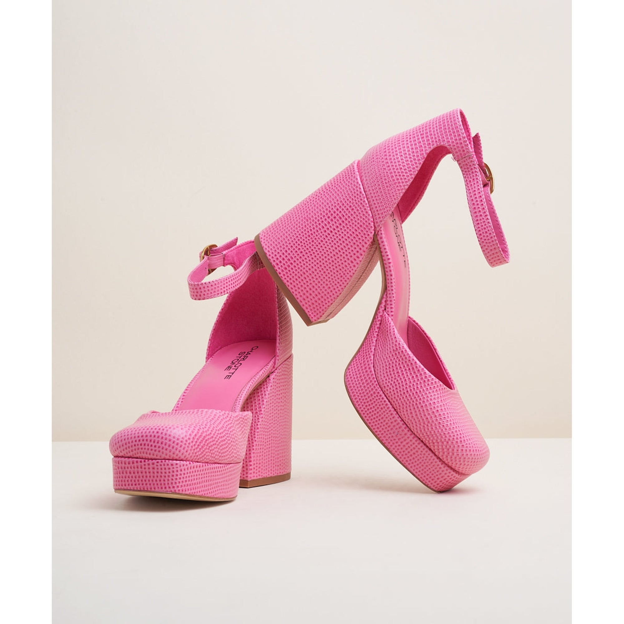 Fran Sculpted Chunky Platform | Flamingo