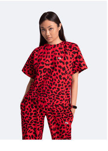 Free Flow T-Shirt | Red Leo