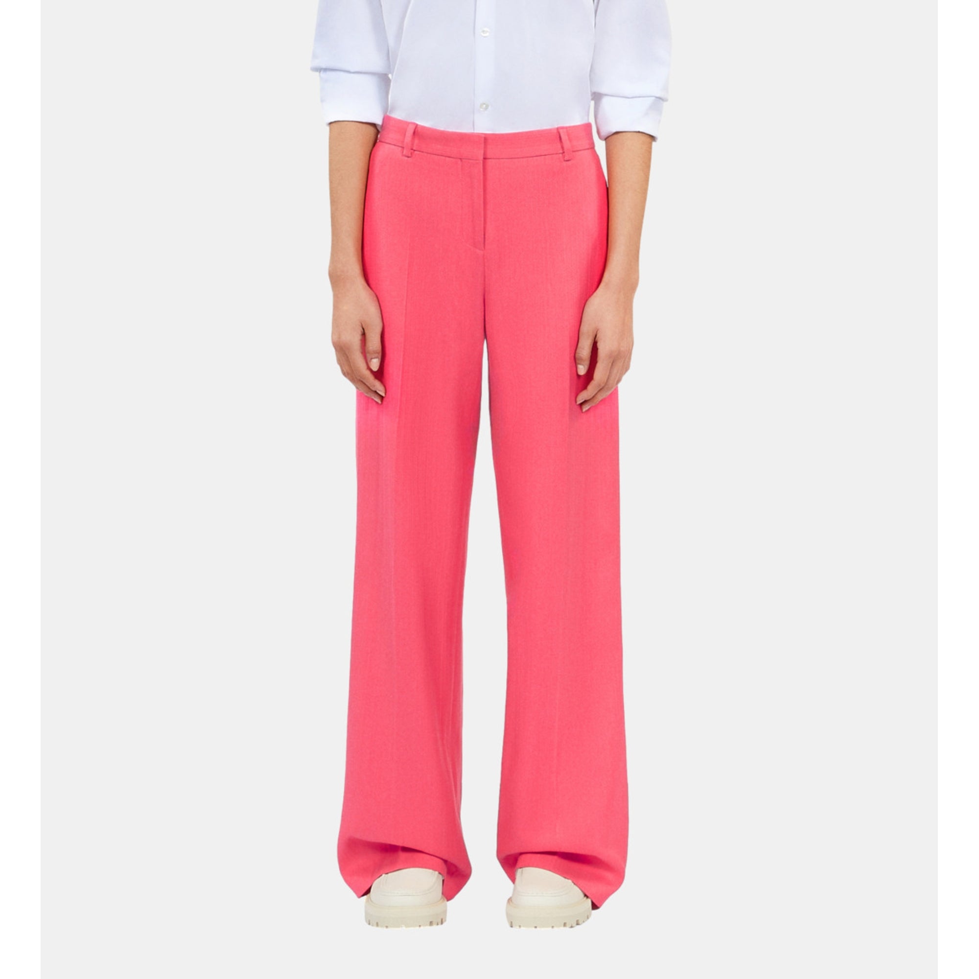 Fuchsia Suit Trousers | Women | Retro Pink