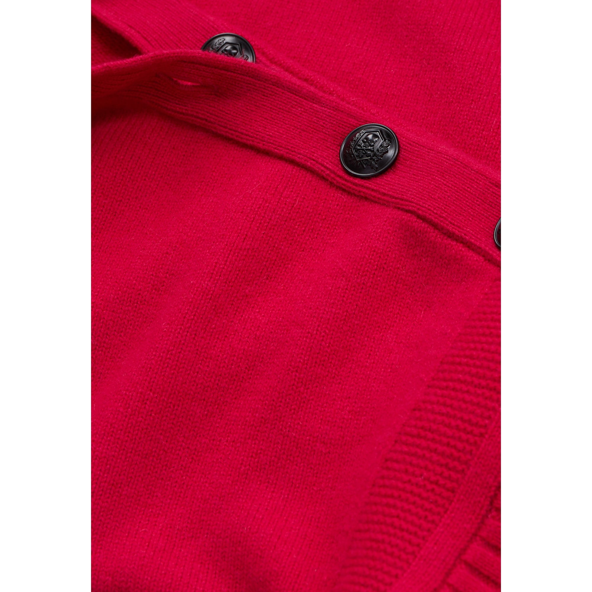 Fuchsia Wool And Cashmere Sweater With Buttons | Women | Cherry