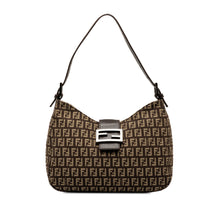 Fendi Pre-Owned Zucchino Canvas Shoulder Bag | Women | Brown x Dark Brown