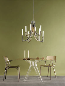 Khan Metal Chandelier | Single | Matte Bronze