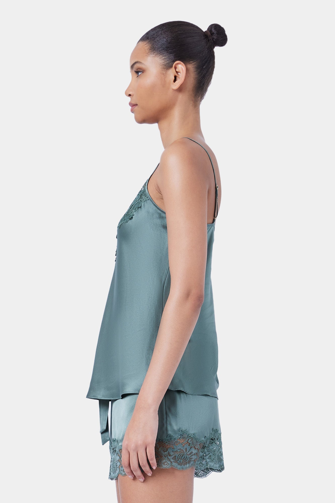 Silk Cami | Moss