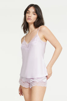 The Silk Cami in Soft Lilac - 100% Silk by Ginia