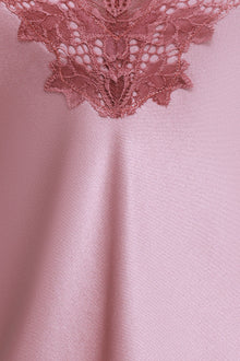 Silk Lace Chemise | Mauve