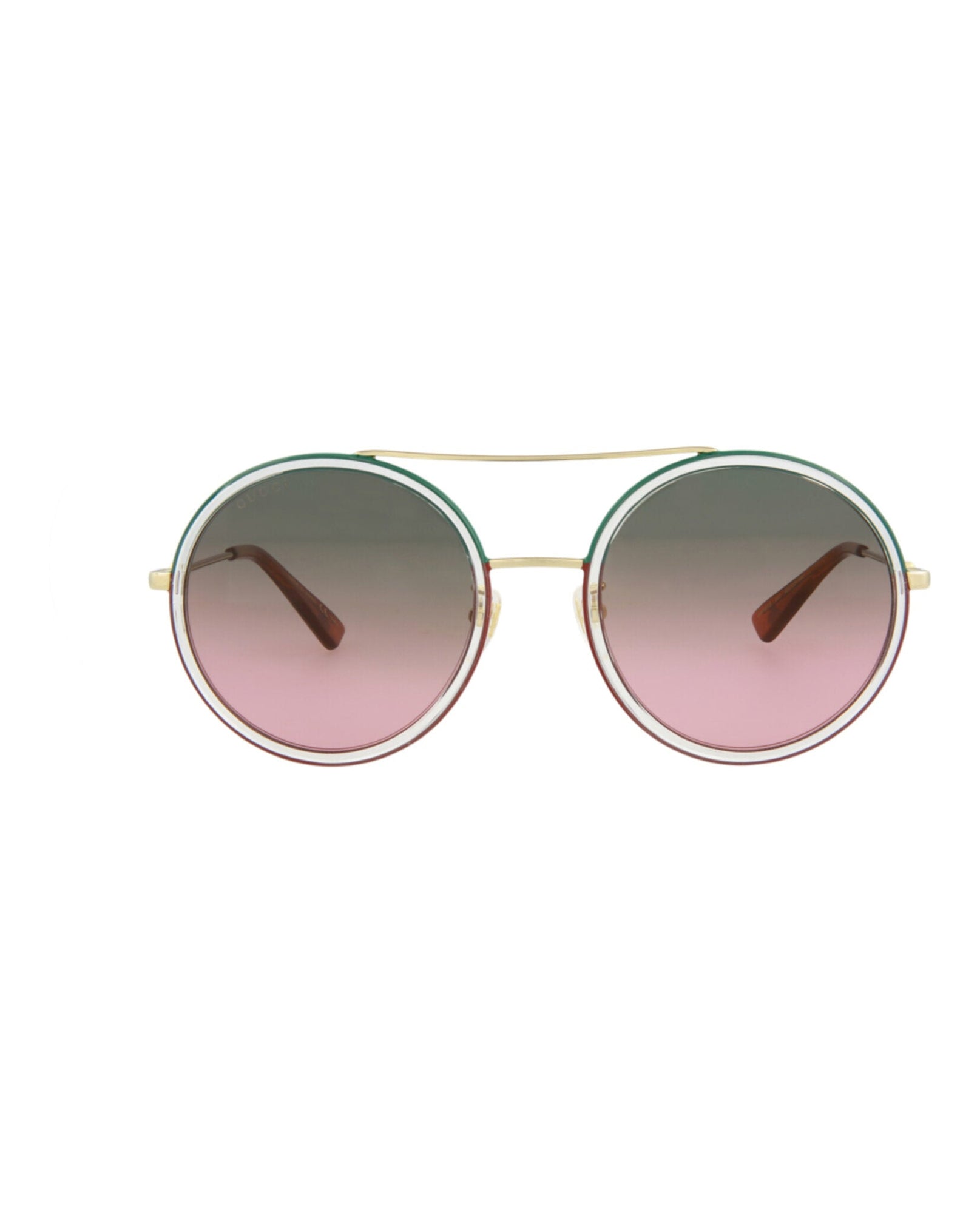 Gucci Round Metal Sunglasses | Gold