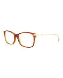 Gucci Square Acetate Optical Frames | Havana