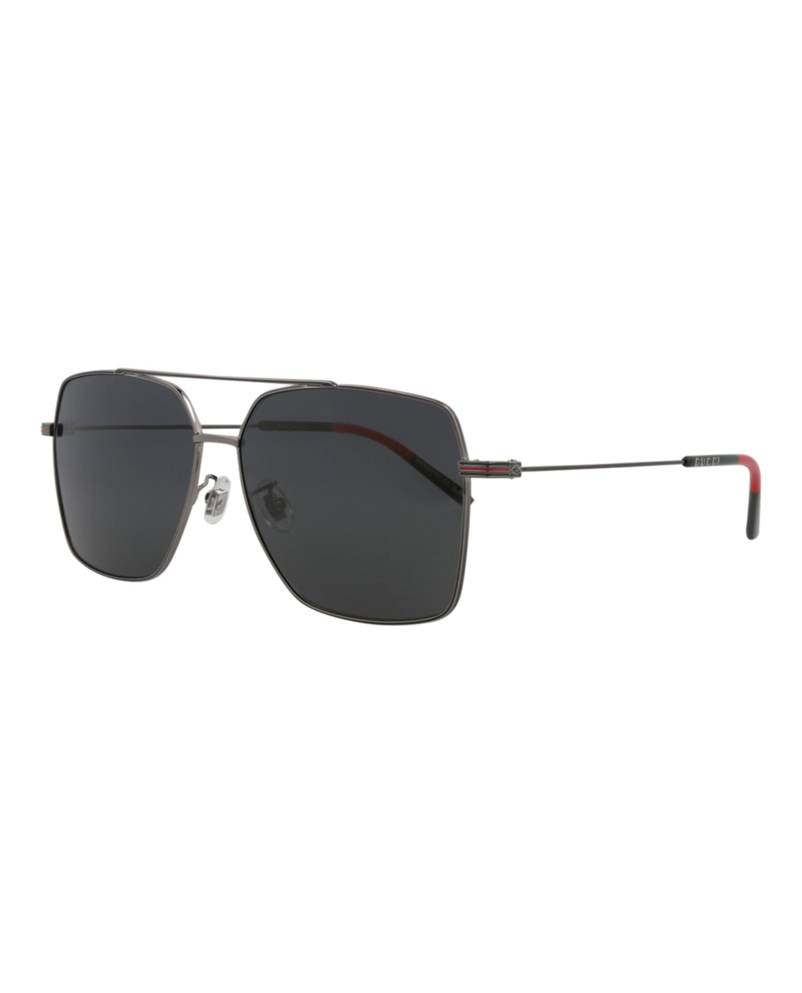 Gucci Aviator Metal Sunglasses | Ruthenium