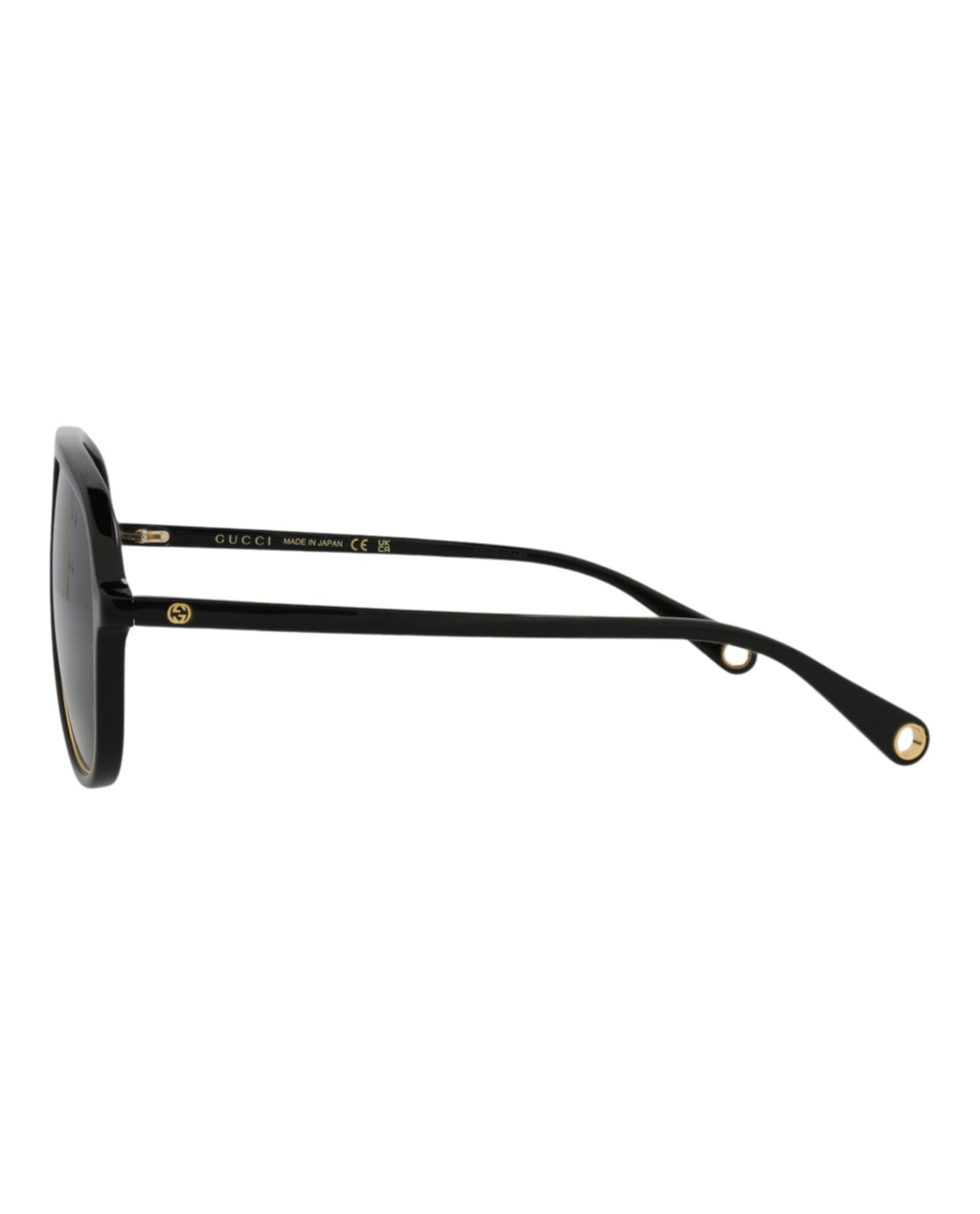 Gucci Aviator Acetate Sunglasses | Black