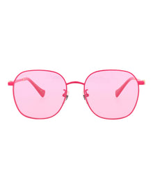 Gucci Round Metal Sunglasses | RED