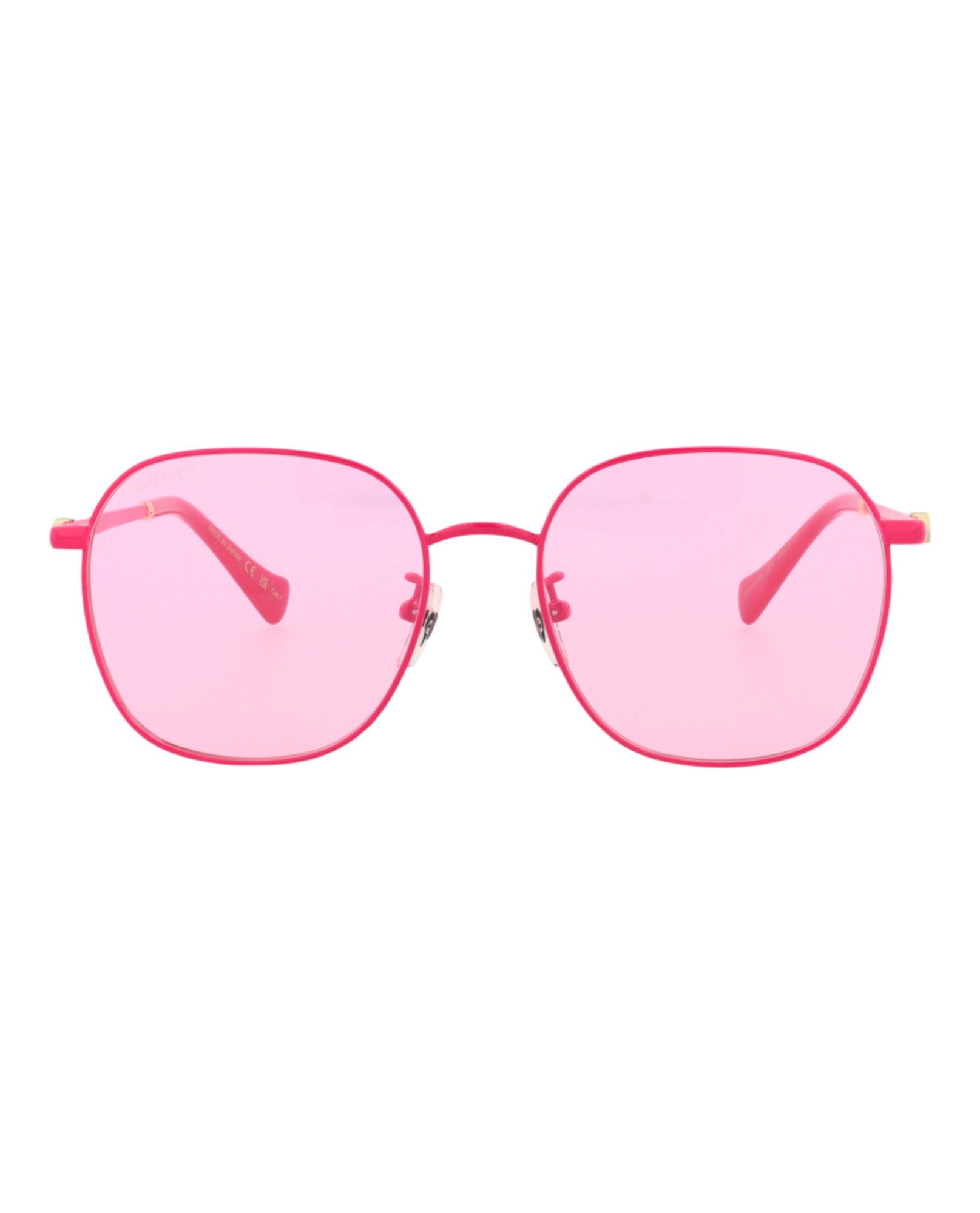 Gucci Round Metal Sunglasses | RED