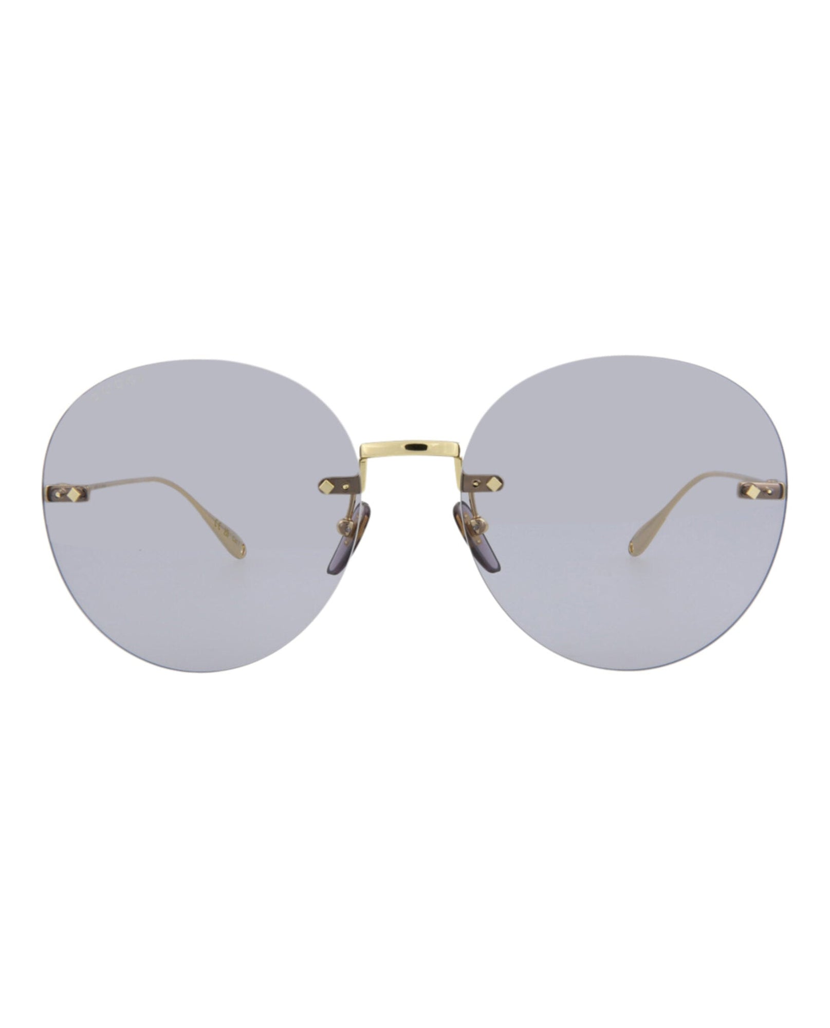 Gucci Round Metal Sunglasses | Gold