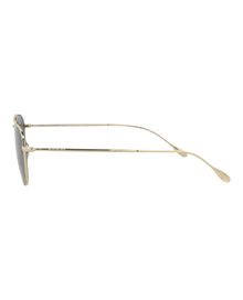 Gucci Square Metal Sunglasses | Gold