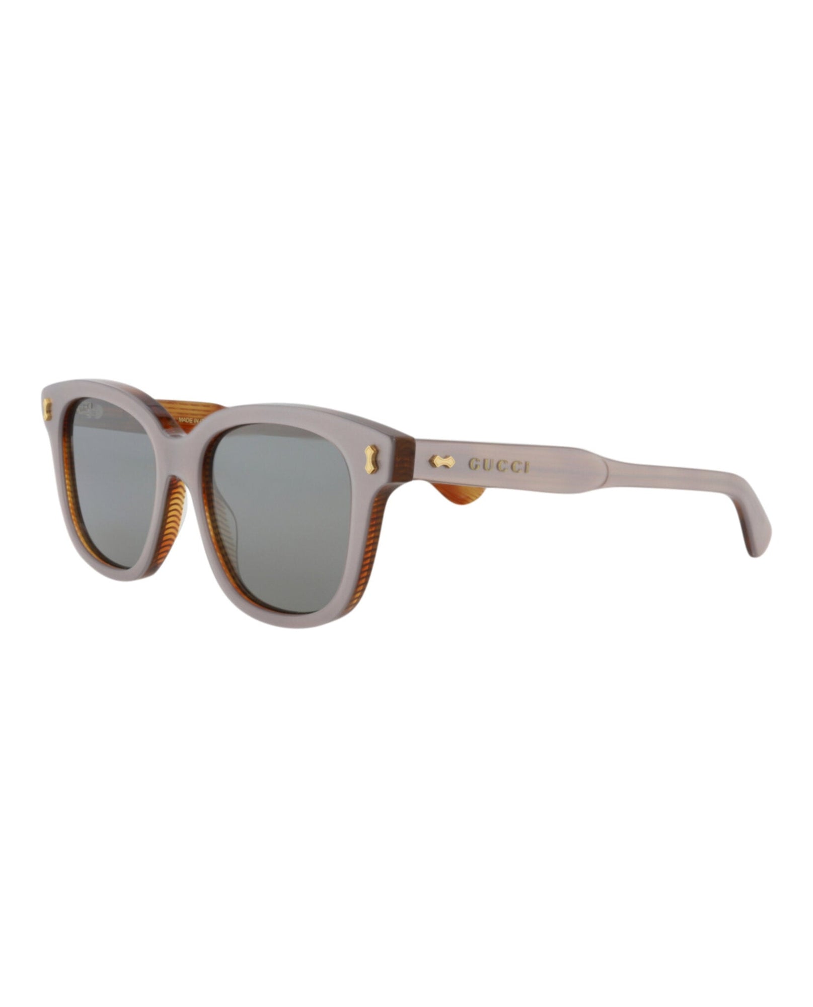 Gucci Square Recycled Acetate Sunglasses | Silver