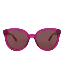 Gucci Round Recycled Acetate Sunglasses | Pink