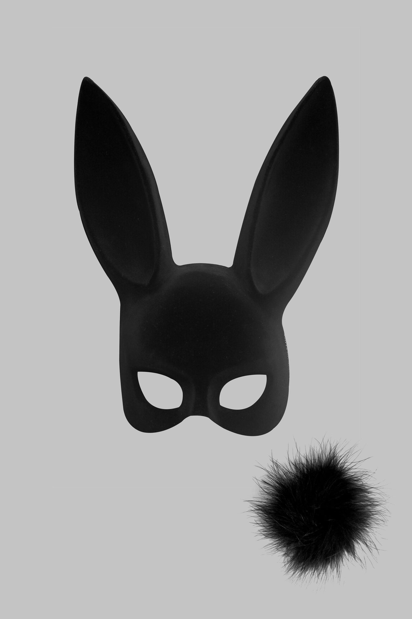 Bunny mask with tail - Les Fétiches | Black