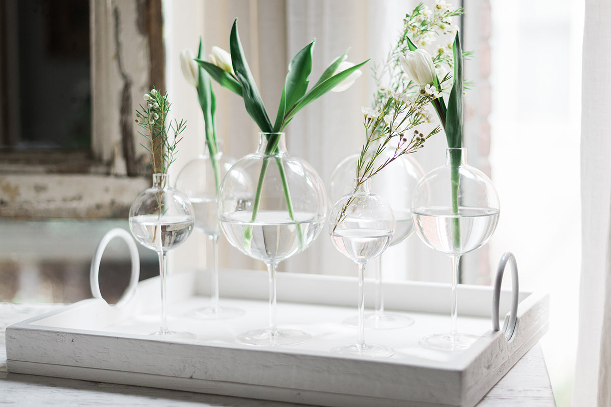 Wine Glass Vase | Clear | Large