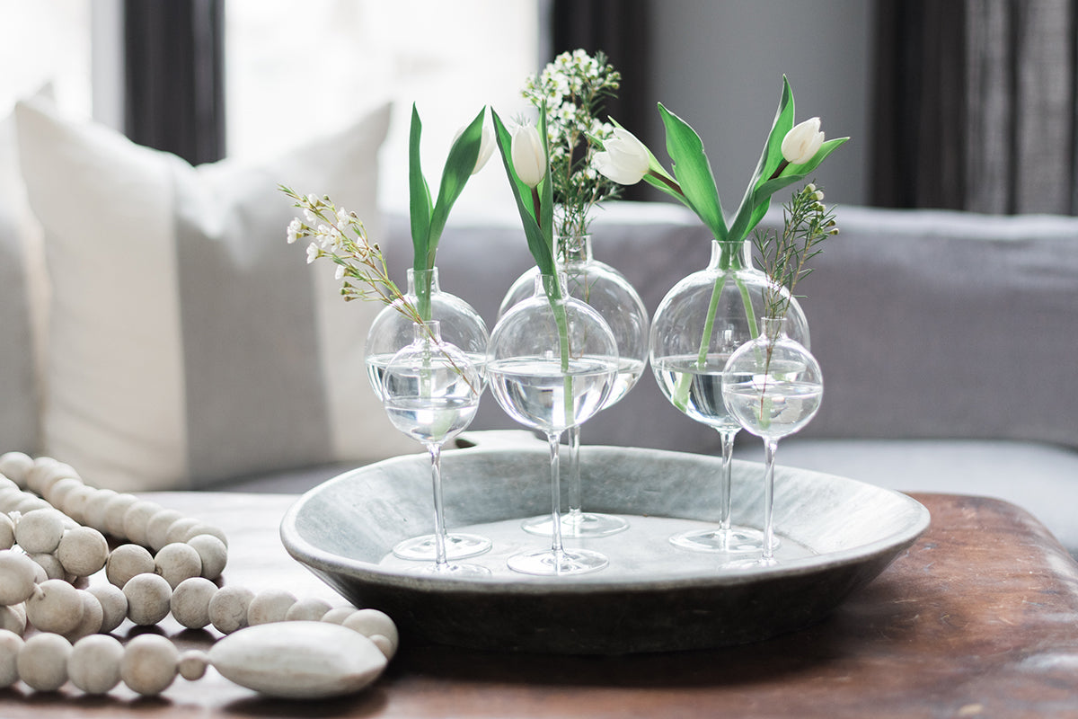 Wine Glass Vase | Clear | Large