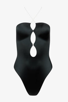 Thong Swimsuit - Glow | Black