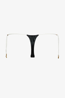 Mini String Bikini Bottom - Glow | Black
