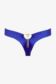 High-Cut Tanga Bikini Bottom - Glow | Blue