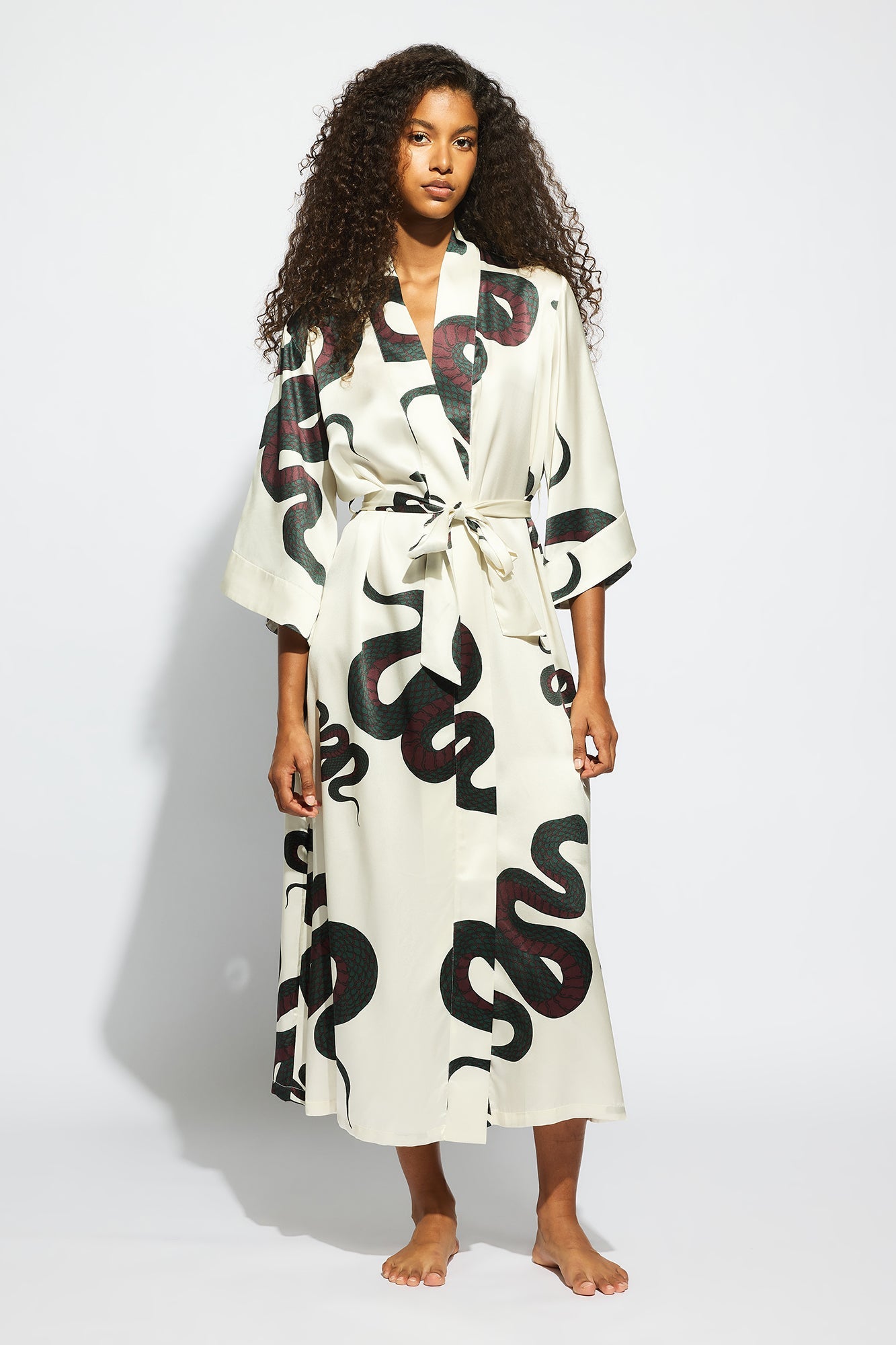 Valentina Robe | Snake Print