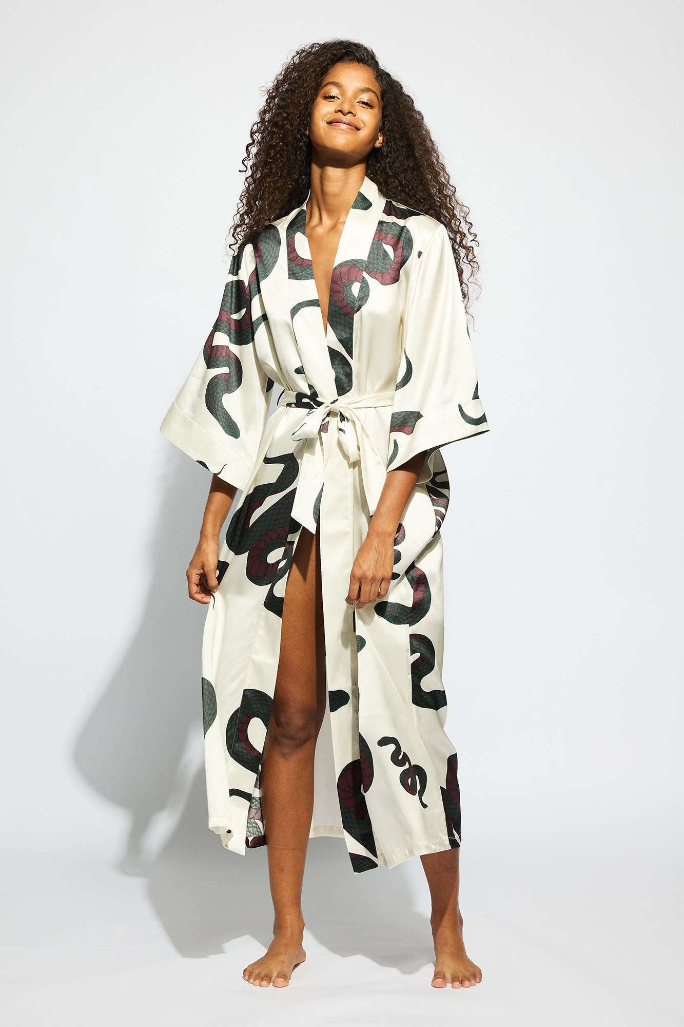 Valentina Robe | Snake Print