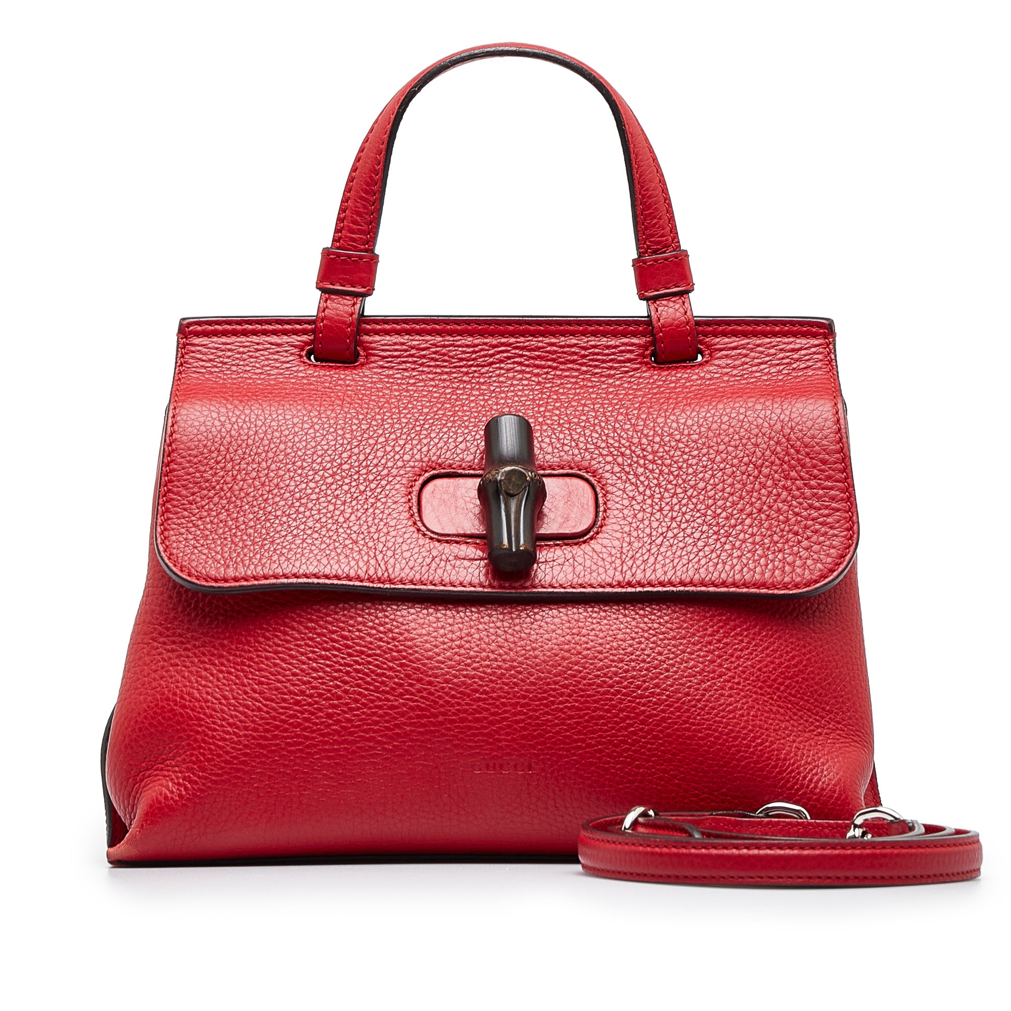 Gucci Pre-Owned Small Bamboo Daily Satchel | Women | Red