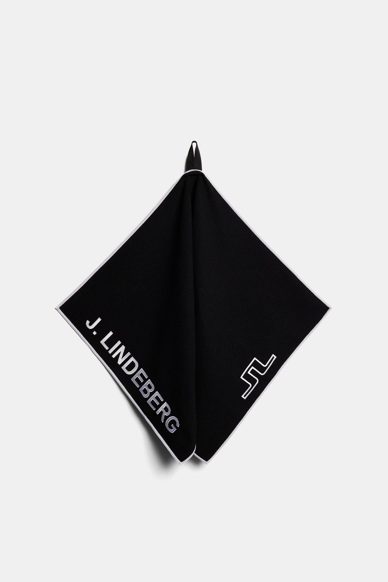 JL Towel in Black by J.Lindeberg