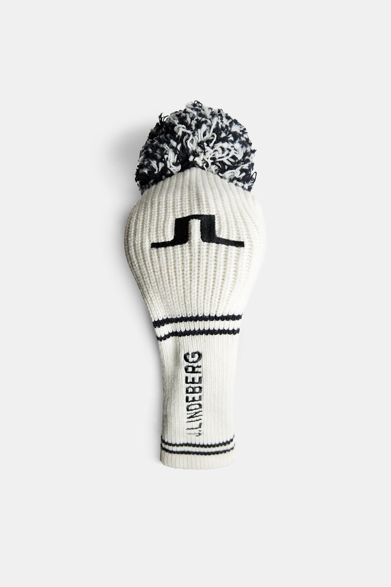 Knitted Driver Club Headcover in White by J.Lindeberg